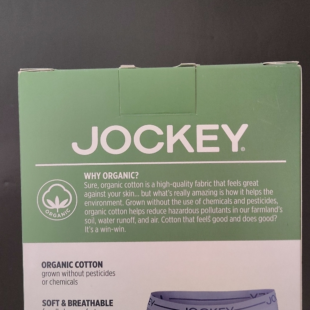 Jockey Men's Organic Cotton Stretch Low Rise Briefs - 3 Pack Sz 36-38 - Picture 6 of 9